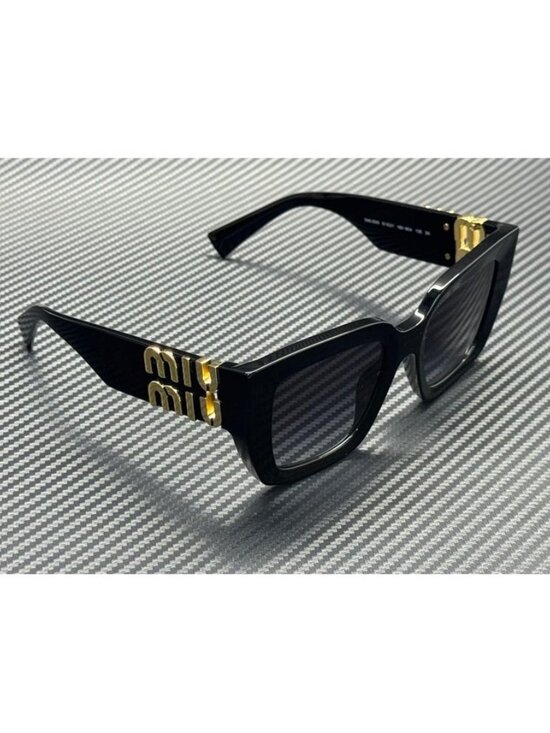 New Miu Miu Women Black Sunglasses 51-21-135